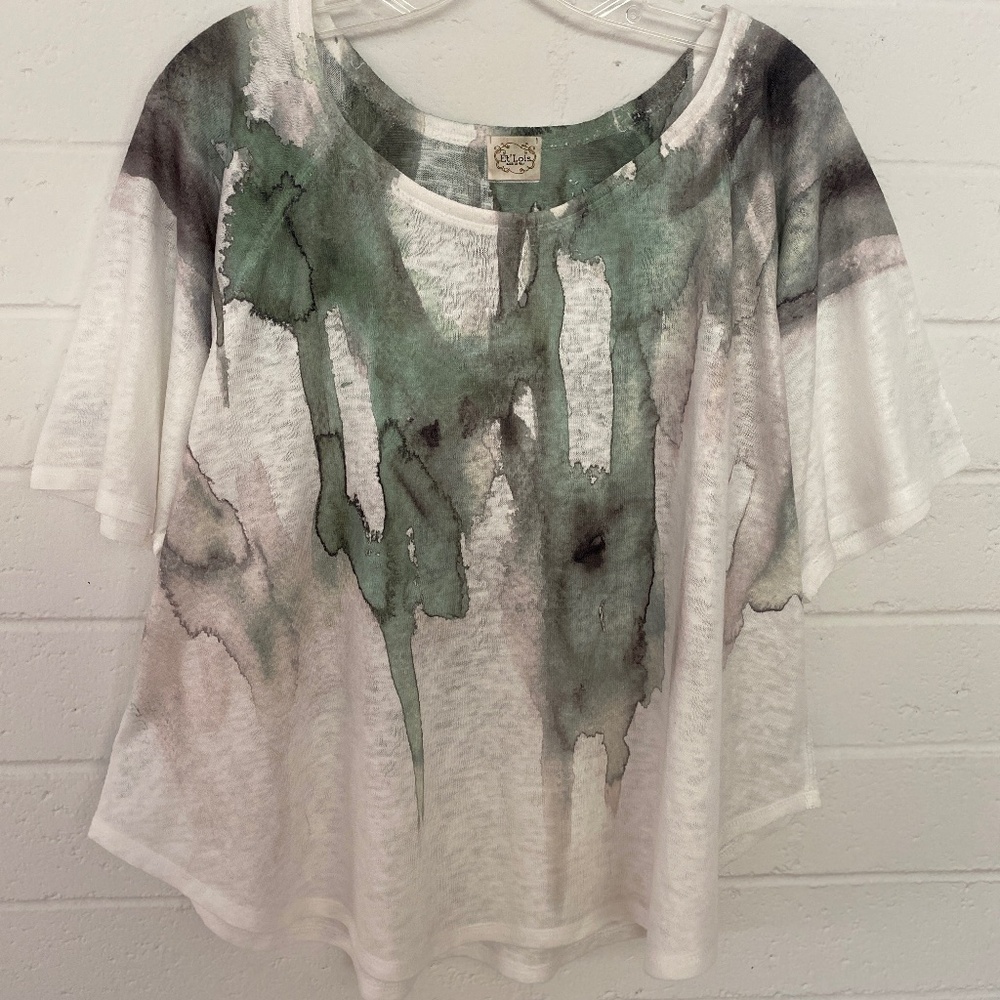 Et Lois top Art to Wear Top M